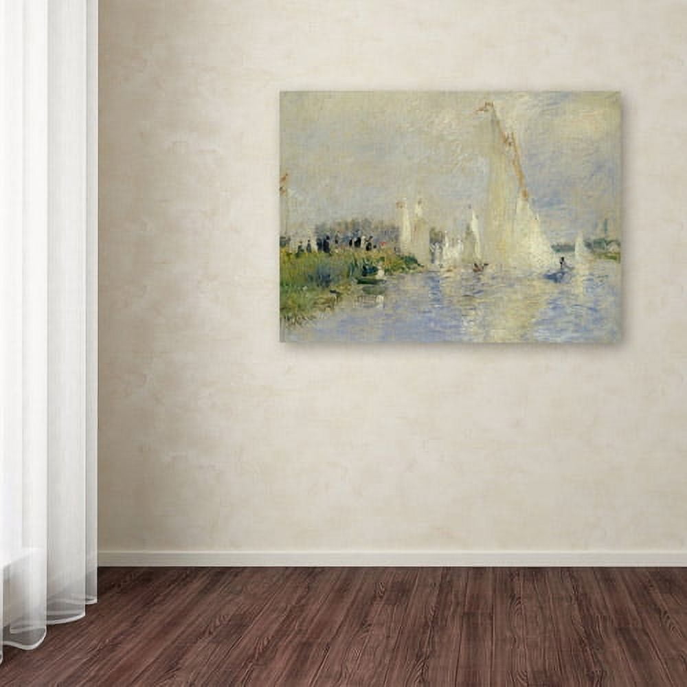 Trademark Fine Art "Regatta at Argenteuil" 1874 Canvas Art by Pierre-Auguste Renoir