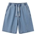 thumbnail image 5 of Men’s Outdoor Casual Denim Shorts Everyday Fashion Bottoms, 5 of 8