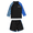 Black, variant on Boys Two Piece Rash Guard Swimsuits Kids Long Sleeve Sunsuit Swimwear Sets