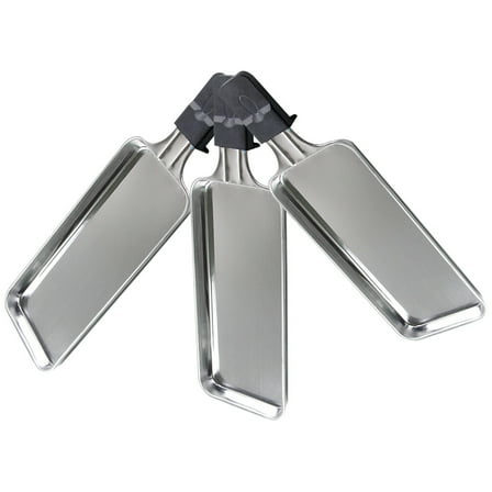 AURARMLET Non-Stick Bakeware Pans Set, 3-Piece Stainless Steel Baking Trays for Oven, and Easy to Clean