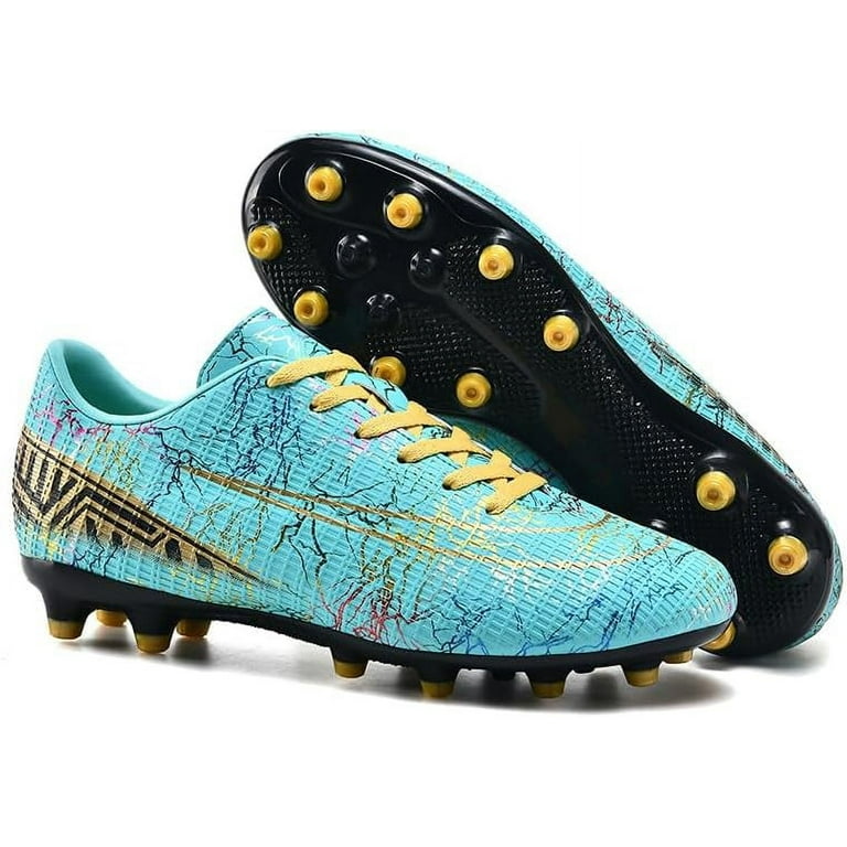 Kid s Soccer Shoes Boy s Girl s Football Cleats Comfort Soccer Boots Lightweight Breathable Shoes Professional Low Top Good Leather Rubber Non Slip