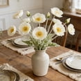 thumbnail image 6 of Artificial Silk Flowers with 4 Heads and Real Touch Stems for Home Decor, Wedding Bouquets, Party Table Centerpieces and Floral Arrangements, 6 of 6