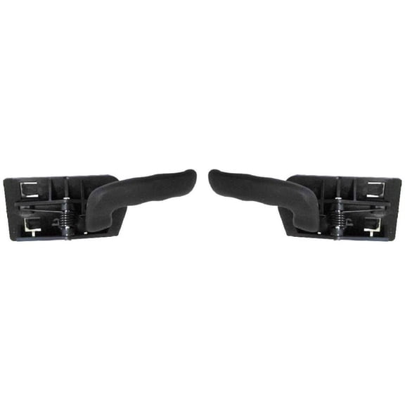 TRQ Black Interior Inner Inside Door Handle Set of 2 for Silverado Pickup Truck DHA37443