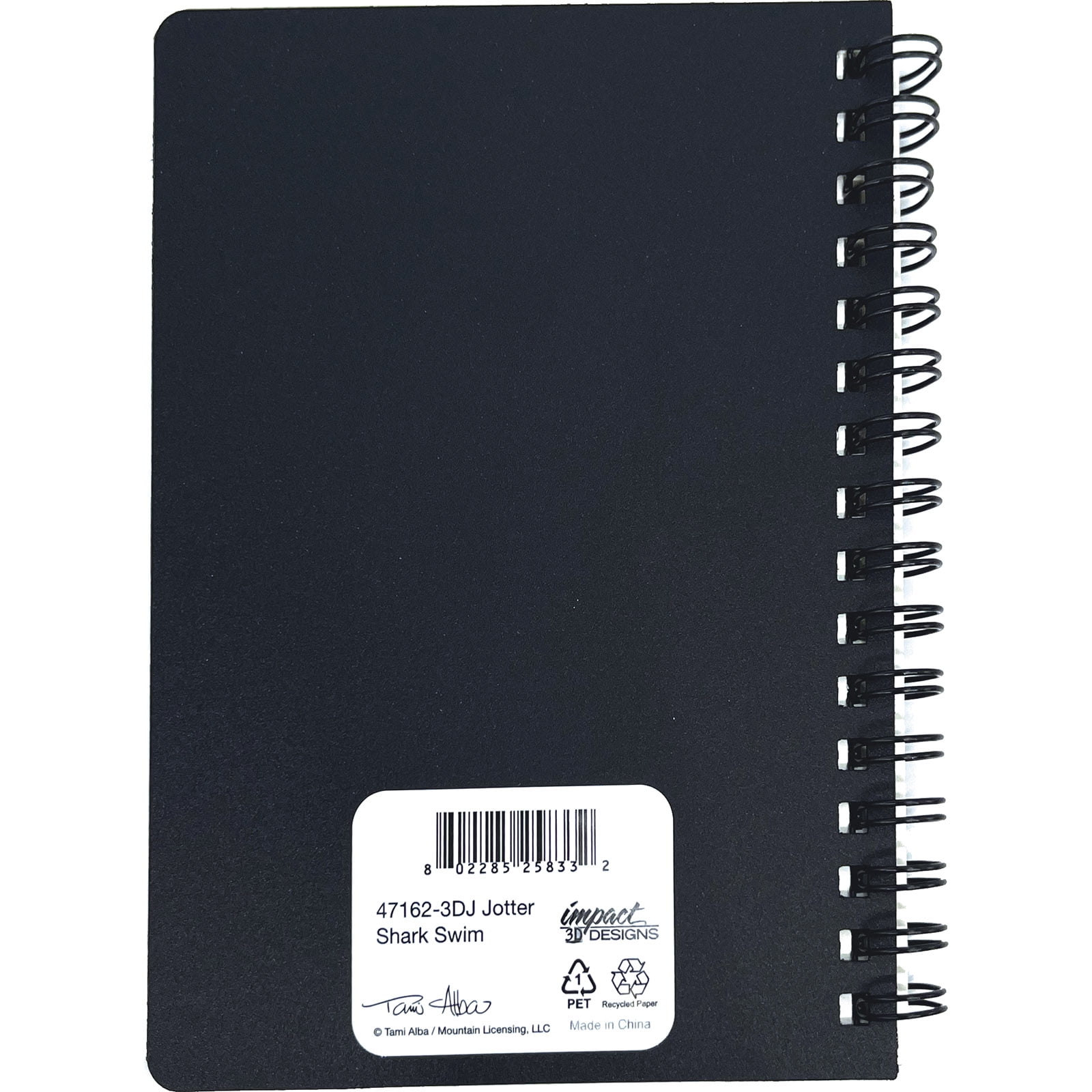 Impact 3D Designs Jotter Notebook Sharks Swimming