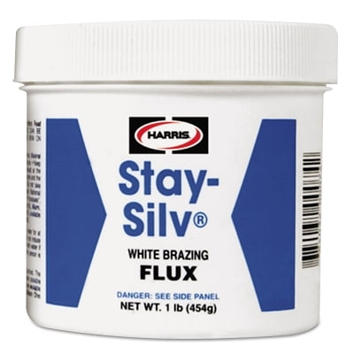 Stay-Silv Brazing Flux, 1/2 lb Jar, White | Bundle of 5 Each