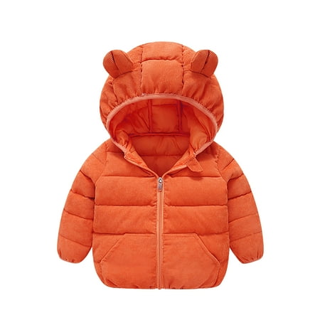 

Mchoice Winter Coats for Kids with Hoods (Padded) Light Puffer Jacket for Baby Boys Girls Infants Toddlers