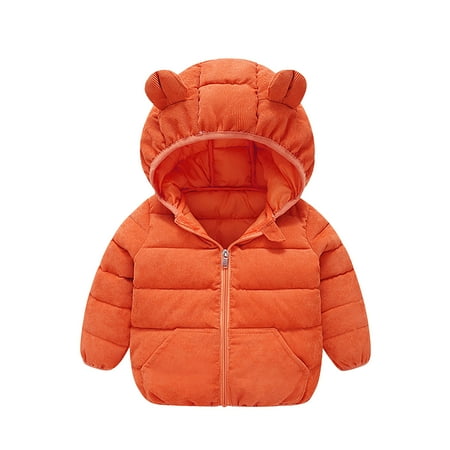 

Juebong Jackets for Baby Clearance Baby Infant Girls Winter Warm Hooded Coat Jacket Thick Warm Clothes Zipper Coat