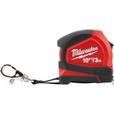 Milwaukee 48-22-6601 10 Ft./3M Keychain Tape with LED