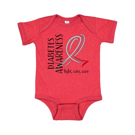 

Inktastic Diabetes Awareness- fight care cure Gift Baby Boy or Baby Girl Bodysuit