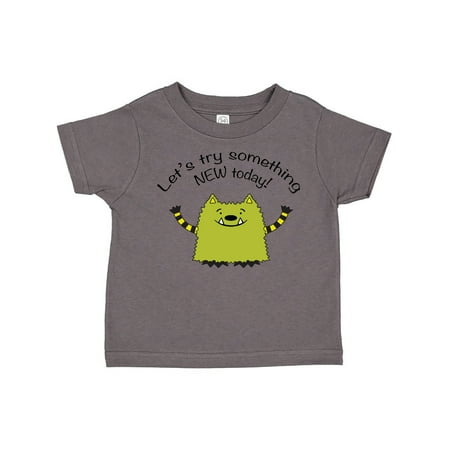 

Inktastic Whatif Monster Try Something New Gift Toddler Boy or Toddler Girl T-Shirt