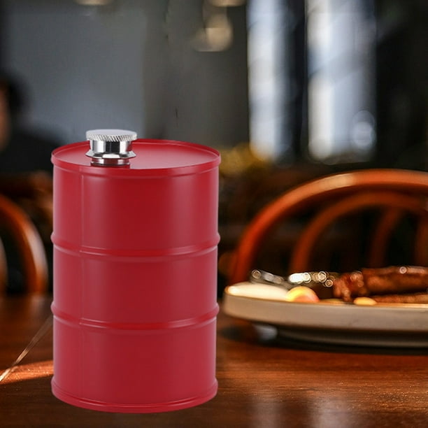 Decantador de vino cilíndrico de acero inoxidable de 750 ml, decantador de vino, original servidor de vino, decantador de vino de vidrio portátil, gran capacidad, diseño plegable, material