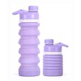 thumbnail image 1 of 1000ml Silicone Foldable Drinking Bottle Leak Proof for Camping, 1 of 1