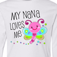 thumbnail image 4 of Inktastic My Nana Loves Me- cute dragonfly Long Sleeve Youth T-Shirt, 4 of 5