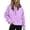 Pink Sweatshirts 1PC, variant on MEZZALL Sweatshirts For Women Solid Color Long Sleeve Hoodies Half Zip Cropped Pullover Quarter Zipper Fall Tops Clothes Basic Daily Outdoor Relaxed Fit Travel