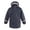 Blue, variant on Daznico Boys Rain Jacket Windproof Hooded Outdoor Play Snow Raincoat Lightweight Breathable Comfortable for Kids Toddler Hiking Camping,90