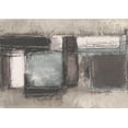 thumbnail image 1 of White Grey Black Abstract Wallpaper Border Paint by Design, Roll 15' x 4.25'', 1 of 3