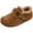 Brown, variant on Quealent Kids Winter Boots Warm Liner Inside Platform Boots Boys Girls Cute Outdoor Non Slip Low Heel Shoes Brown for Size 9
