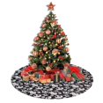 thumbnail image 4 of Falda para árbol de Navidad de Pesadilla antes de Navidad, suave y divertida, decoración navideña de granja con cuello para árbol de Navidad de 30", 4 of 4