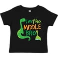 thumbnail image 3 of Inktastic Middle Brother Boy Dinosaur Announcement Boys Toddler T-Shirt, 3 of 5
