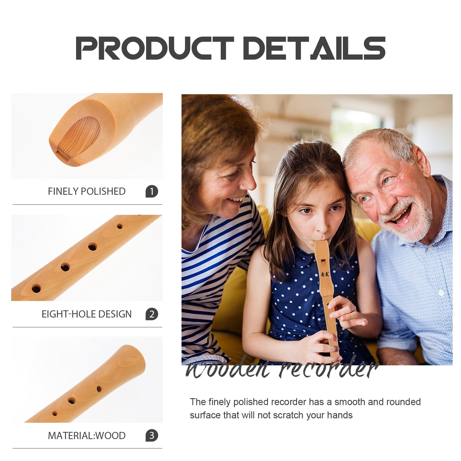 Instruments for Adults Flute Recorder Ocarina Whistle Child