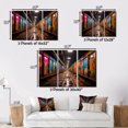 thumbnail image 4 of Designart "Bold Graffiti Tunnel Oasis" Tunnels Metal Wall Décor Set, 4 of 5