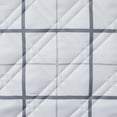 thumbnail image 5 of Mainstays Emmett Gray Plaid Microfiber Quilt, Queen - Reversible, 5 of 5