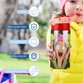 thumbnail image 5 of Kids Water Bottle with Straw - Bob's Burgers 16.9 Oz Stainless Steel Travel Cup Vacuum Insulated Water Bottles for Boys Girls, 5 of 7