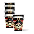 thumbnail image 3 of Pirate Ship Birthday Party Supplies - Pirate Party Supplies - Pirate Treasure Hunt Party - Birthday Party for Boy | Tableware Set Includes Plates, Napkins and Plates | Kit for 16, 3 of 7