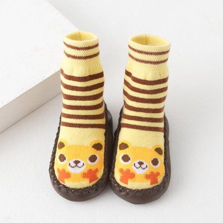 

Baby Shoes Girl Children Todller Shoes Autumn And Winter Boys And Girls Floor Sports Shoes And Socks Shoes Flat Sole Non Slip Warm Comfortable Cute Animal Pattern for Toddler Winter Warm 15