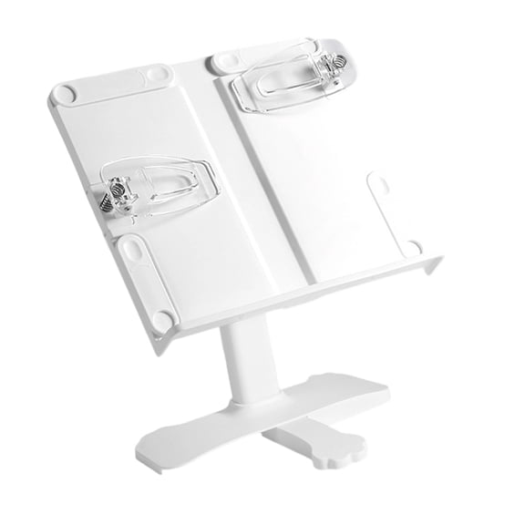 Adjustable Book Stand with NonSlip Base & Foldable Design for Home Office Desk