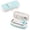 Sky Blue, variant on Large Storage Pencil Case Pen Bag with Zipper Big Capacity Pouch Organizer for Office Travel Holder Box
