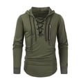 thumbnail image 5 of PuLe Hoodies for Men Man Fashion Solid Color Casual Zipper Multi-Pocket Long Sleeve Hooded Sweatshirts, 5 of 8