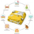 thumbnail image 6 of Bee Blanket, Cute Bees 30 x 40 Inch Throw Lightweight Super Soft Cozy Blankets for Couch Bed Sofa Chair, 6 of 6