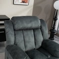thumbnail image 2 of Lift Chairs for Elderly, 23in Oversized Lift Recliners 330b Capacity, Power Lift Recliner Chair for Living Room, Heavy-Duty Theater Recliner Sofa, with Massage and Heat Function, Gray Blue, 2 of 6