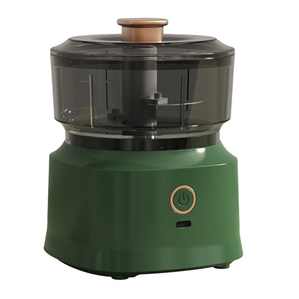 Pisexur Batería de cocina Picadora de ajo portátil, miniprocesador de alimentos inalámbrico, machacador de verduras con carga USB, picadora de ajo para cebollas, carn para la cocina del hogar