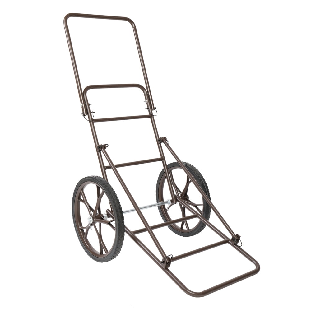 Details about   Folding Multifunctional Deer Hunting Cart Heavy Steel Shaft Luggage Cart Trolley 