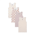 thumbnail image 3 of Buyless Fashion Camisoles Sans Étiquette pour Filles, Encolure Dégagée, Débardeurs en Coton avec Garniture et Bretelles (Lot de 4), 3 of 5