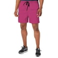 thumbnail image 2 of MIXUE Mens Shorts Summer Solid Color Beach Plus Size 3/4 Length Casual Swim Trunks Lightweight Outdoor Activities Mens Workout Shorts Beachwear,Red,XXXL, 2 of 6