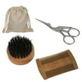thumbnail image 1 of Kit de peinado de barba, kit de peinado de bigote, kit de recorte de barba para hombres, juego de tijeras para recortar barba, artesanía superior, 1 of 12