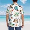 thumbnail image 6 of Balery Travel1 Print Men's Hawaiian Shirts Short Sleeve Beach Shirt Relaxed Fit Vacation Button Down Shirts-Medium, 6 of 9