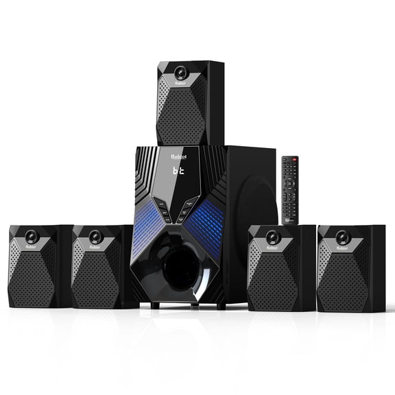 Sistema de cine en casa Bobtot de 1000 W, 5.1 canales, Bluetooth