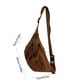thumbnail image 3 of Bolsa de pecho de lona bandolera para hombre y mujer | Mochila bandolera de gran capacidad | Correa ajustable | Multibolsillo Viajes, Ciclismo, Exterior, Uso Casual | 33x16x9cm | 1 pieza | Blanco, 3 of 6
