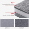 thumbnail image 3 of Nvzi Bloque de esponja de limpieza de tres capas y 5 piezas para utensilios de cocina, paño de limpieza de tazones y ollas, esponja de doble cara gris y blanca para lavar platos, 11 * 7 * 3 cm, 3 of 5
