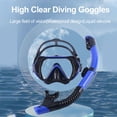 thumbnail image 2 of Altas gafas de natación claras panorámicas de la máscara de snorkel del buceo libre moderadas, 2 of 8