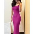 thumbnail image 3 of ORUYROP Robe Maxi Moulante pour Femmes Aguichant à Bretelles Spaghetti Sans Manches Moulante Longue 2023, 3 of 7