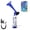 Blue, variant on Air Horn Air Pump with Ball Pump Kit, Loud Handheld Signal Boat Horn, Personal Safety Horn Alarm, for Boating, Sports Events,Parties, Birthdays, Games, Camping, Graduation, Animals (Blue Kit)