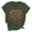QRJ1-Valentine's Day-Army Green, variant on VKOYWKM Women's Tops Valentines Day Shirts Heart Print Tees Short Sleeve Casual Crew Neck Love Heart T-Shirts Happy Valentines Day Shirts