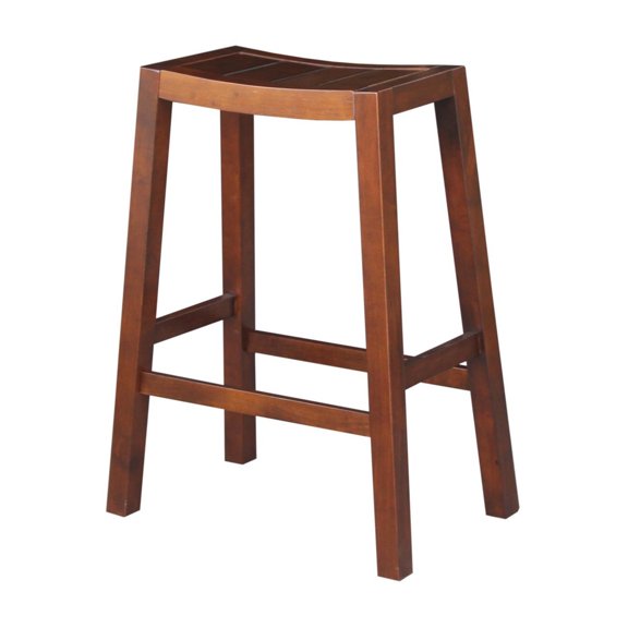 International Concepts Ranch Stool - 30" Seat Height-Finish:Espresso