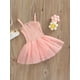 thumbnail image 3 of Txlixc, mono sin mangas para niñas pequeñas, Color sólido, informal, con tirantes finos, princesa, vestido plisado de malla Txlixc  Moda, 3 of 9