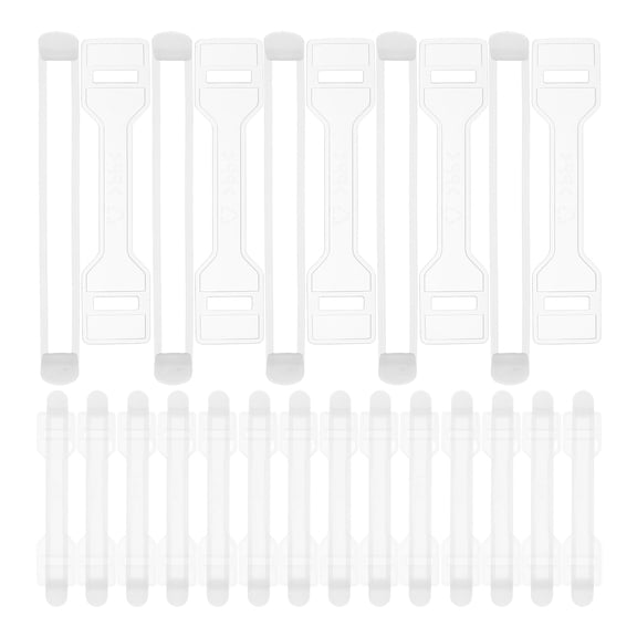 Masteelf 30pcs Plastic Carry Handles for Cardboard Boxes, Moving Straps for Heavy Items, Box Carrying Handles for Present and Storage Boxes